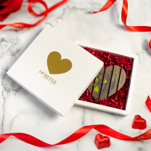 Díszdobozos Demeter Dubai táblás csokoládé szív 95g